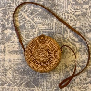 Circle Wicker Bag